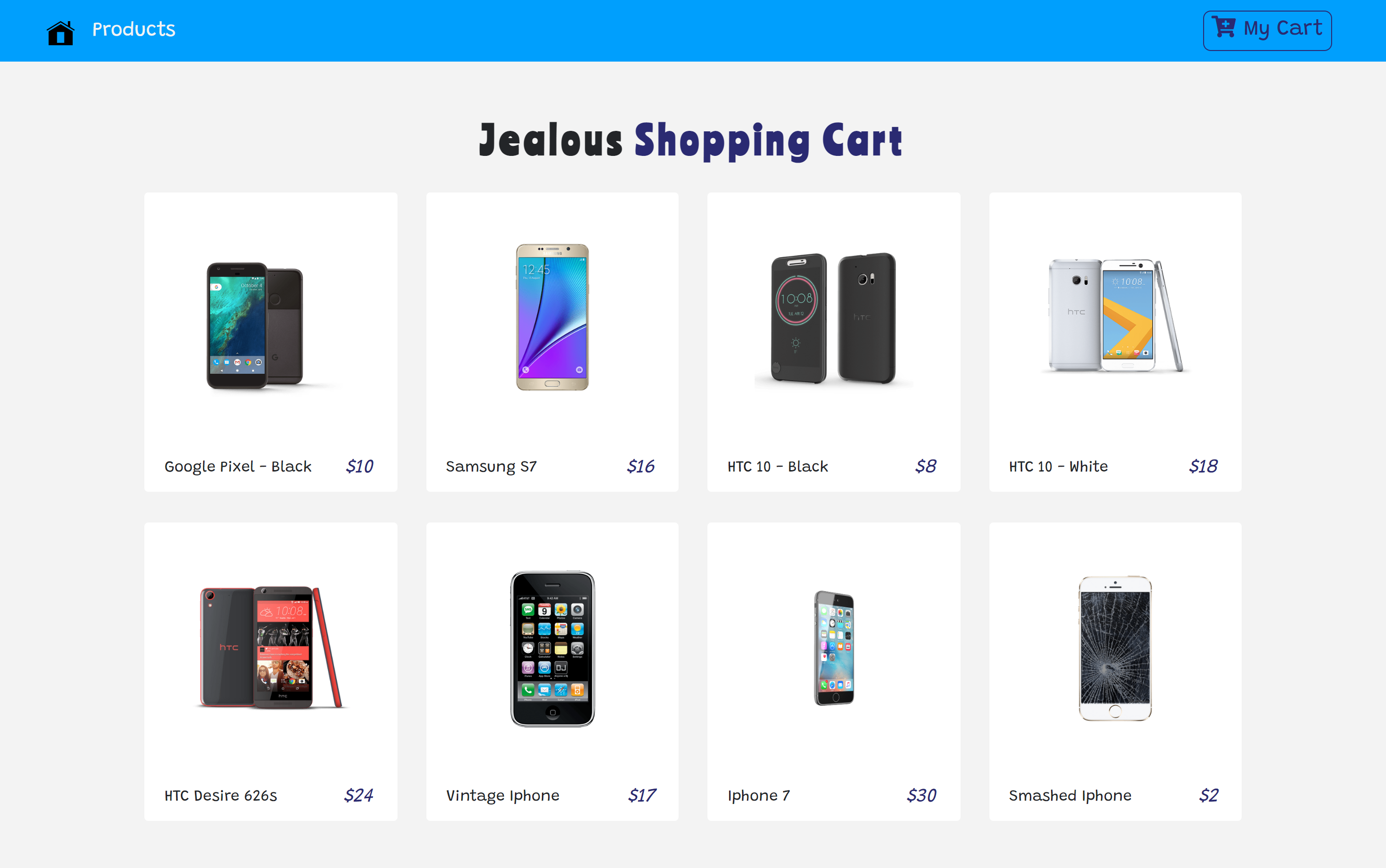 eCommerce - Phone Store